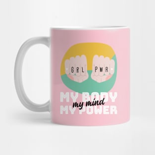 Girl Power Feminist, Feminism Women and girlsT shirt Mug